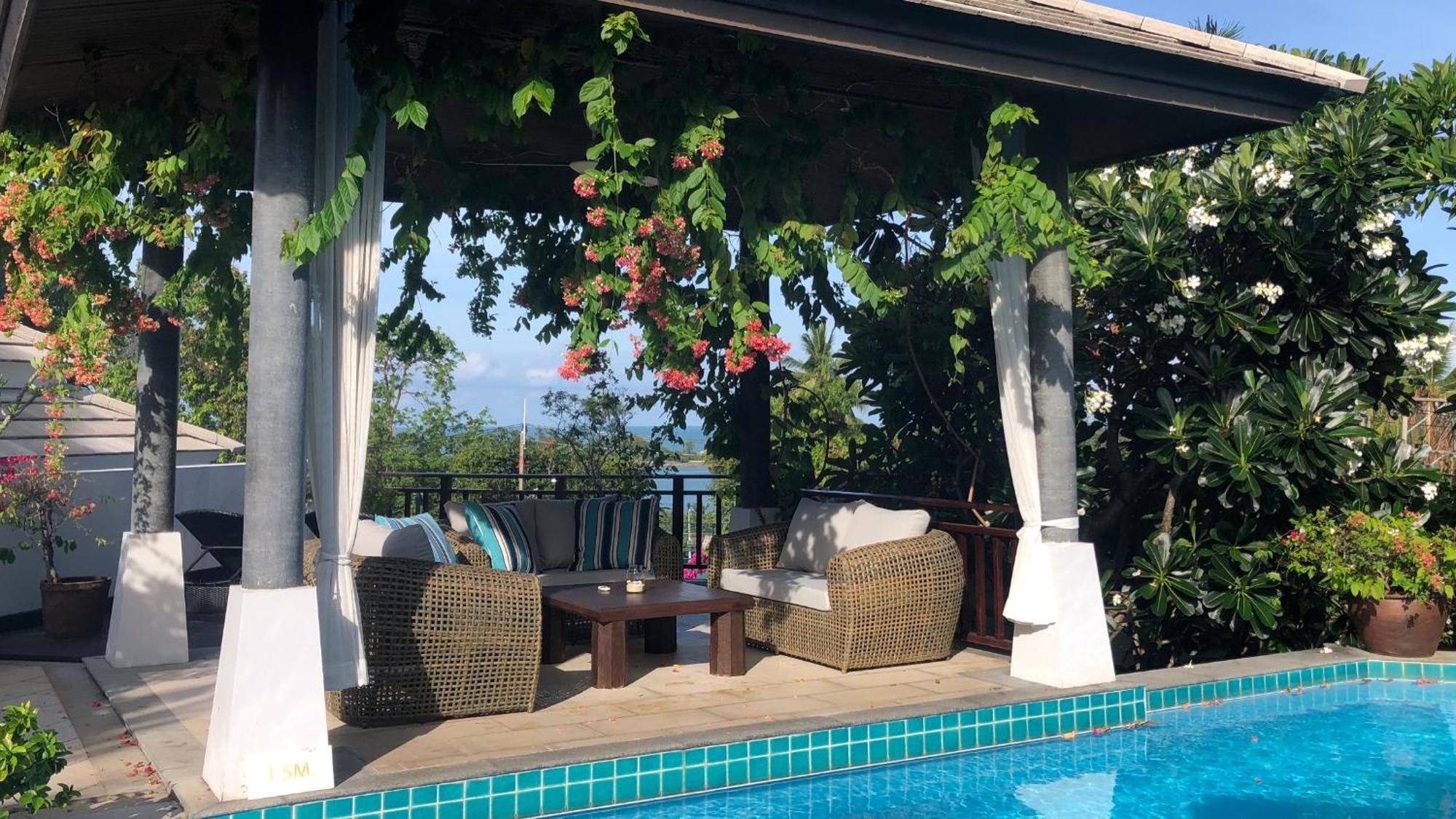 Samui Blu, Villa With Private Pool Choeng Mon Eksteriør billede
