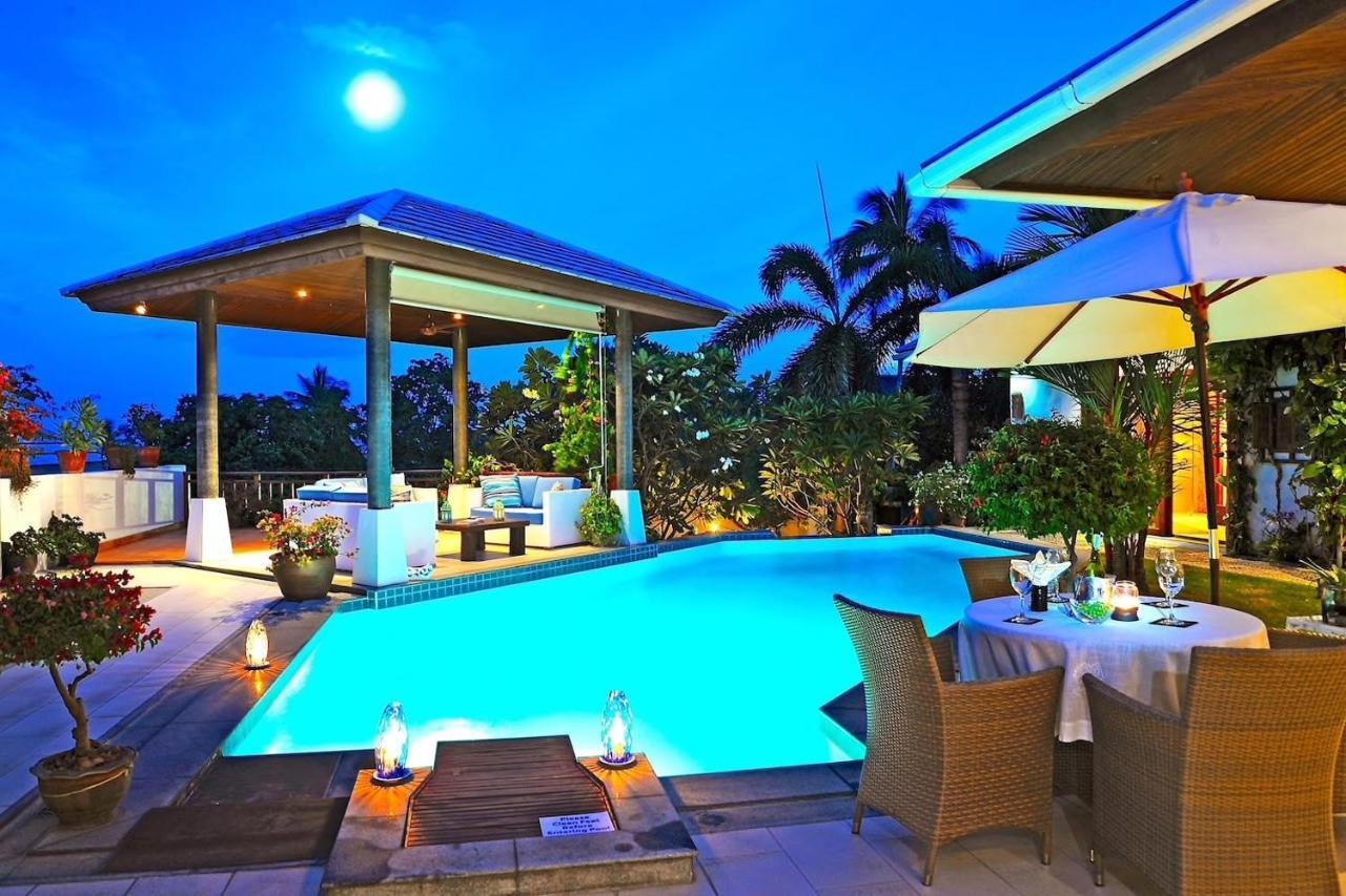Samui Blu, Villa With Private Pool Choeng Mon Eksteriør billede